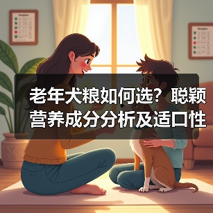 老年犬粮如何选？聪颖营养成分分析及适口性测评