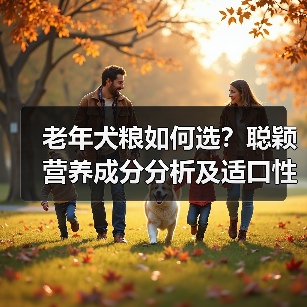 老年犬粮如何选?聪颖营养成分分析及适口性测评(图2) 老年犬粮如何选?聪颖营养成分分析及适口性测评(图2)