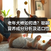 老年犬粮如何选?聪颖营养成分分析及适口性测评(图3) 老年犬粮如何选?聪颖营养成分分析及适口性测评(图3)