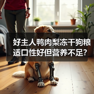 好主人鸭肉梨冻干狗粮适口性好但营养不足?评测结果出乎意料(图4) 好主人鸭肉梨冻干狗粮适口性好但营养不足?评测结果出乎意料(图4)