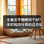 主食冻干猫粮哪个好？羊奶鸡肉味真的适合猫咪？