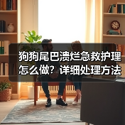 狗狗尾巴溃烂急救护理怎么做？详细处理方法解析
