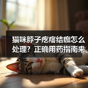 猫咪脖子疙瘩结痂怎么处理？正确用药指南来了（图4）