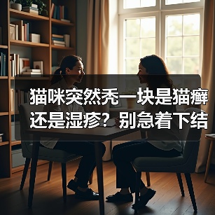 猫咪突然秃一块是猫癣还是湿疹？别急着下结论！（图2）