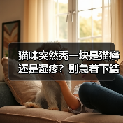 猫咪突然秃一块是猫癣还是湿疹？别急着下结论！（图4）