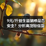 9元/斤益生菌猫粮是否安全?分析高淀粉低营养性价比(图4) 9元/斤益生菌猫粮是否安全?分析高淀粉低营养性价比(图4)