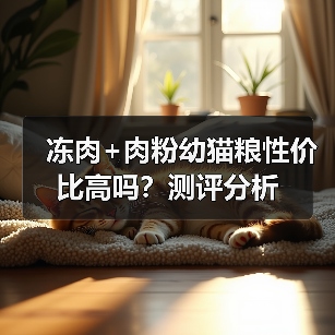 冻肉+肉粉幼猫粮性价比高吗?测评分析(图4) 冻肉+肉粉幼猫粮性价比高吗?测评分析(图4)