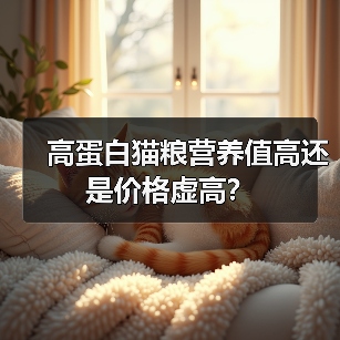 高蛋白猫粮营养值高还是价格虚高?(图2) 高蛋白猫粮营养值高还是价格虚高?(图2)