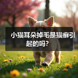 小猫耳朵掉毛是猫癣引起的吗？（图1）