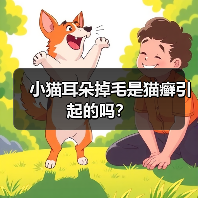 小猫耳朵掉毛是猫癣引起的吗？（图4）
