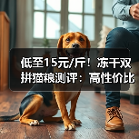 低至15元/斤！冻干双拼猫粮测评：高性价比还是信息不透明？