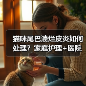 猫咪尾巴溃烂皮炎如何处理?家庭护理+医院治疗全攻略(图1) 猫咪尾巴溃烂皮炎如何处理?家庭护理+医院治疗全攻略(图1)