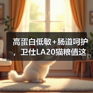 高蛋白低敏+肠道呵护，卫仕LA20猫粮值这个价吗？（图2）