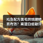 鸡鱼配方美毛烘焙猫粮真有效?高蛋白低敏评测(图4) 鸡鱼配方美毛烘焙猫粮真有效?高蛋白低敏评测(图4)