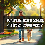 狗狗尾巴溃烂怎么处理？别再误以为是玩耍了（图2）