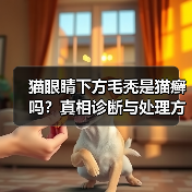 猫眼睛下方毛秃是猫癣吗?真相诊断与处理方法(图4) 猫眼睛下方毛秃是猫癣吗?真相诊断与处理方法(图4)