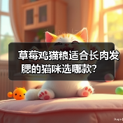 草莓鸡猫粮适合长肉发腮的猫咪选哪款？