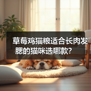 草莓鸡猫粮适合长肉发腮的猫咪选哪款?(图2) 草莓鸡猫粮适合长肉发腮的猫咪选哪款?(图2)