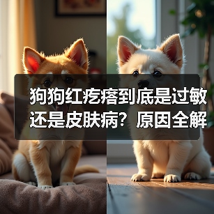 狗狗红疙瘩到底是过敏还是皮肤病?原因全解析(图2) 狗狗红疙瘩到底是过敏还是皮肤病?原因全解析(图2)