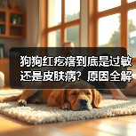 狗狗红疙瘩到底是过敏还是皮肤病?原因全解析(图4) 狗狗红疙瘩到底是过敏还是皮肤病?原因全解析(图4)