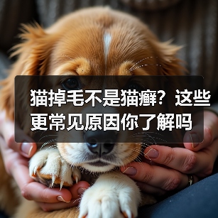 猫掉毛不是猫癣?这些更常见原因你了解吗(图1) 猫掉毛不是猫癣?这些更常见原因你了解吗(图1)