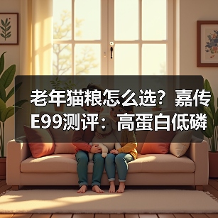 老年猫粮怎么选?嘉传E99测评:高蛋白低磷还是高性价比?(图2) 老年猫粮怎么选?嘉传E99测评:高蛋白低磷还是高性价比?(图2)