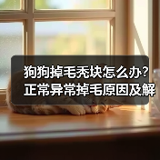 狗狗掉毛秃块怎么办？正常异常掉毛原因及解决方法全解析（图3）