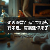 矿砂踩雷?无尘结团却有不足,真实测评来了!(图3) 矿砂踩雷?无尘结团却有不足,真实测评来了!(图3)