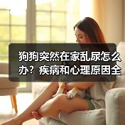 狗狗突然在家乱尿怎么办?疾病和心理原因全解析(图3) 狗狗突然在家乱尿怎么办?疾病和心理原因全解析(图3)