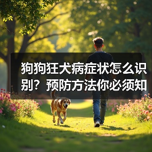 狗狗狂犬病症状怎么识别？预防方法你必须知道（图1）