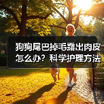 狗狗尾巴掉毛露出肉皮怎么办？科学护理方法解析