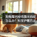 狗狗尾巴掉毛露出肉皮怎么办?科学护理方法解析(图3) 狗狗尾巴掉毛露出肉皮怎么办?科学护理方法解析(图3)