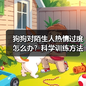 狗狗对陌生人热情过度怎么办？科学训练方法全解析（图1）