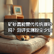 矿砂真能替代传统猫砂吗？测评实测粉尘少结团紧（图2）