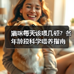 猫咪每天该喂几顿？各年龄段科学喂养指南（图2）