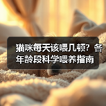 猫咪每天该喂几顿？各年龄段科学喂养指南（图4）