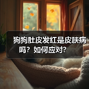 狗狗肚皮发红是皮肤病吗？如何应对？