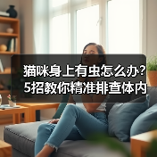 猫咪身上有虫怎么办？5招教你精准排查体内外寄生虫