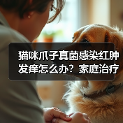 猫咪爪子真菌感染红肿发痒怎么办?家庭治疗全攻略(图3) 猫咪爪子真菌感染红肿发痒怎么办?家庭治疗全攻略(图3)