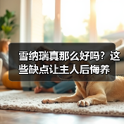 雪纳瑞真那么好吗？这些缺点让主人后悔养