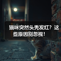 猫咪突然头秃发红?这些原因别忽视!(图2) 猫咪突然头秃发红?这些原因别忽视!(图2)