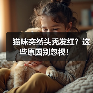 猫咪突然头秃发红?这些原因别忽视!(图3) 猫咪突然头秃发红?这些原因别忽视!(图3)