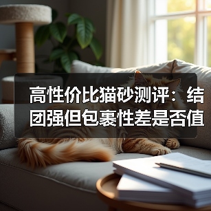 高性价比猫砂测评：结团强但包裹性差是否值得选？（图2）