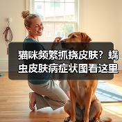 猫咪频繁抓挠皮肤？螨虫皮肤病症状图看这里！