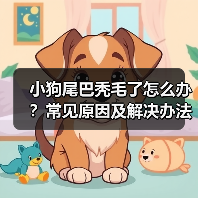 小狗尾巴秃毛了怎么办?常见原因及解决办法(图3) 小狗尾巴秃毛了怎么办?常见原因及解决办法(图3)