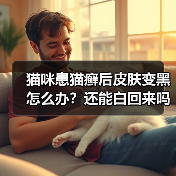 猫咪患猫癣后皮肤变黑怎么办?还能白回来吗?(图4) 猫咪患猫癣后皮肤变黑怎么办?还能白回来吗?(图4)