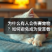 为什么有人会伤害宠物？如何避免成为受害者