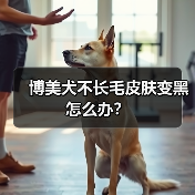 博美犬不长毛皮肤变黑怎么办?(图2) 博美犬不长毛皮肤变黑怎么办?(图2)