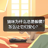 猫咪为什么总是躲藏?怎么让它们安心?(图3) 猫咪为什么总是躲藏?怎么让它们安心?(图3)