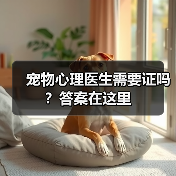 宠物心理医生需要证吗?答案在这里(图3) 宠物心理医生需要证吗?答案在这里(图3)